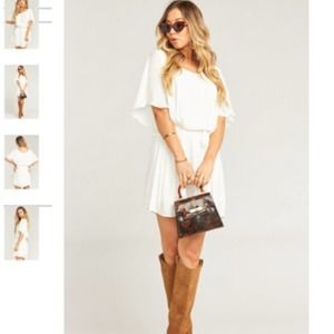 NWT Show me your MuMu gretta white dress size Large